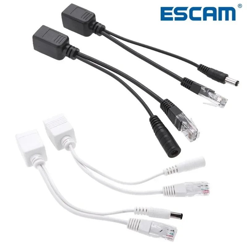 

Кабель-адаптер POE RJ45, комплект разветвителя инжектора, лента с экранированным пассивным питанием через Ethernet, 12-48 В, сепаратор синтезатора, объединитель