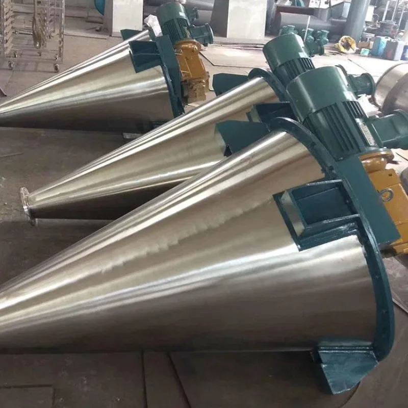 Stainless steel cone mixer Stainless steel vertical stainless steel supply Double cone mixer Double helix mixing