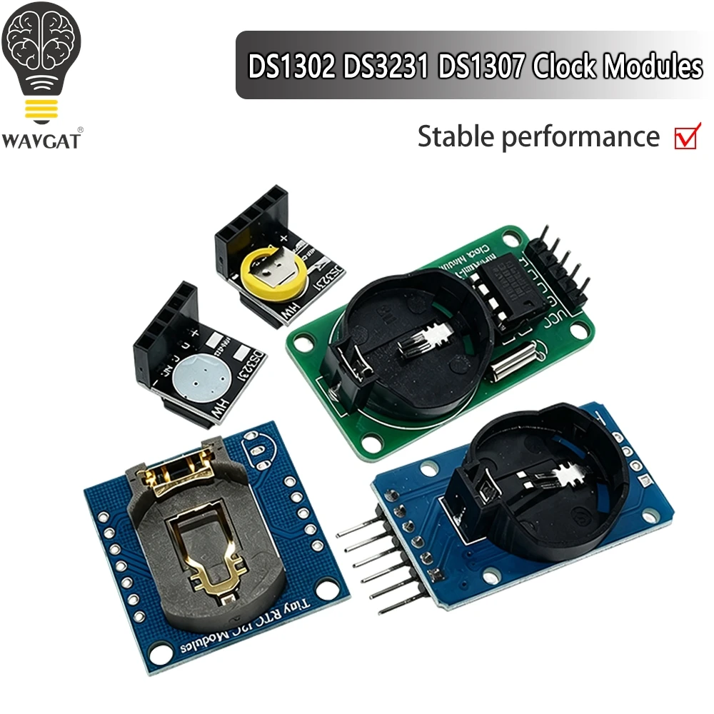 DS3231 AT24C32 IIC Module DS1302 Precision Clock Module DS1307 Memory module mini module Real Time 3.3V/5V For Raspberry Pi
