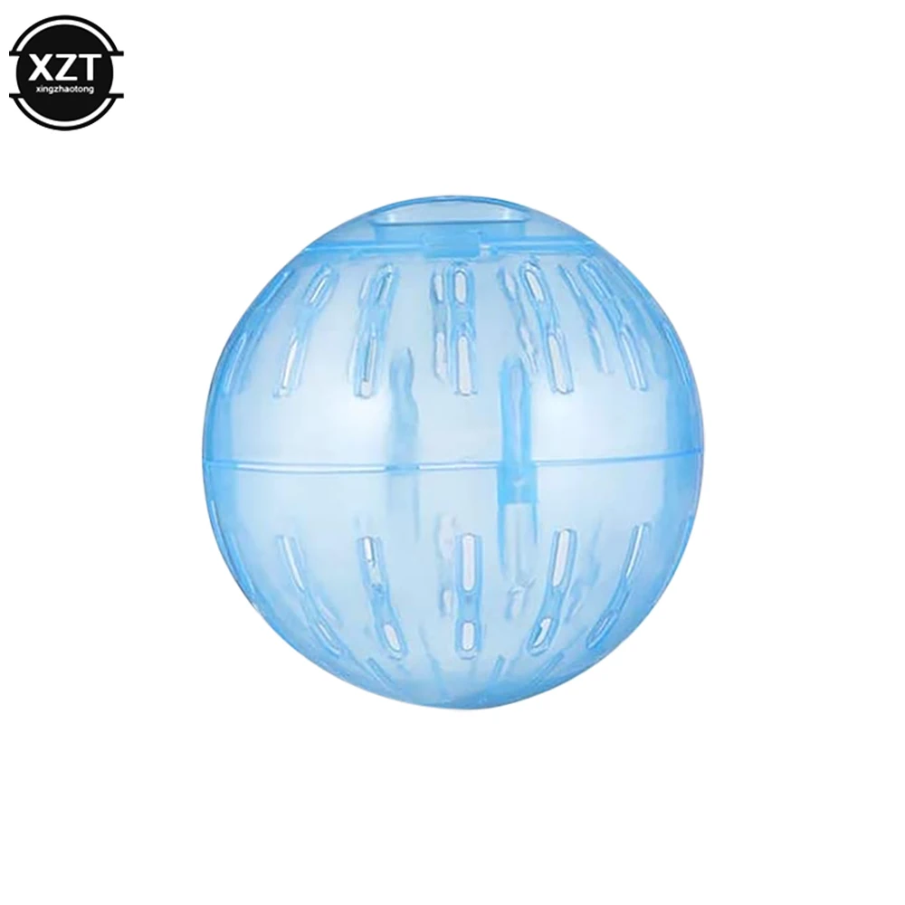 Mini Bola de hámster silenciosa, juguete de plástico divertido para correr, rueda giratoria lenta, bola deportiva de animales pequeños, nuevo juguete de Fitness