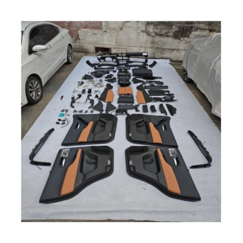 Car accessories: central control, steering wheel, door handle, interior upgrade kit. Upgrade from Lc200 to Lc300
