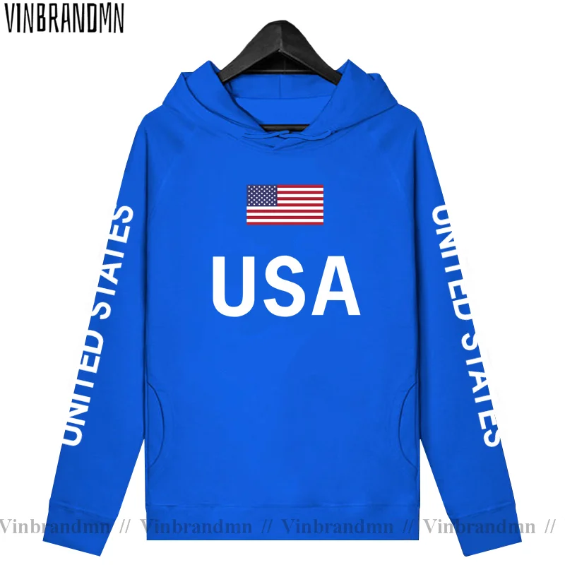 USA United States of America Hoodies Mens Sweatshirt Newest Fashion Hip Hop Streetwear American Jerseys Tracksuit Nation Flag US