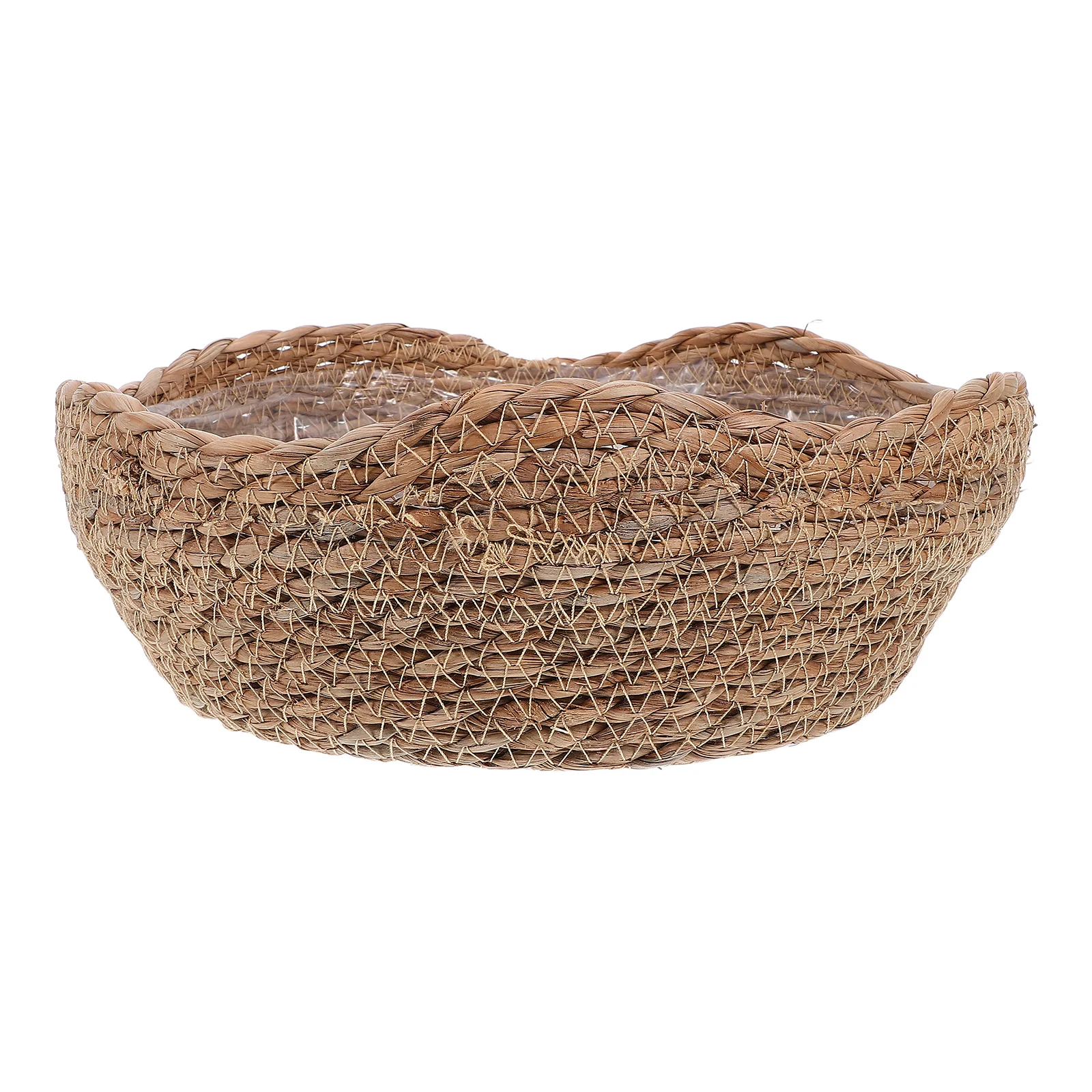 

Straw Woven Planter Basket Flower Pot Rustic Basket Planters for Indoor Plants Flower Arrangement Planter Baskets