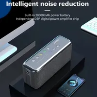 XDOBO X8 MAX Caixa De Som Bluetooth Speakers 20000mAh IPX5 TWS Outdoor Camping BoomboxSound Column 100W Super Power Subwoofer