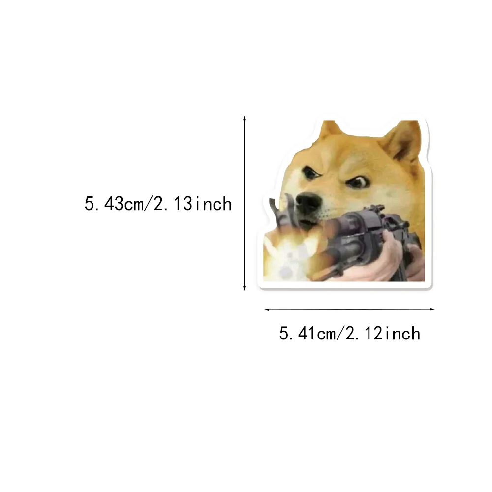 50 STKS Creatieve Zorgen Hond Fun Hond Serie Stickers DIY Bagage Skateboarden Laptop Waterdichte Stickers