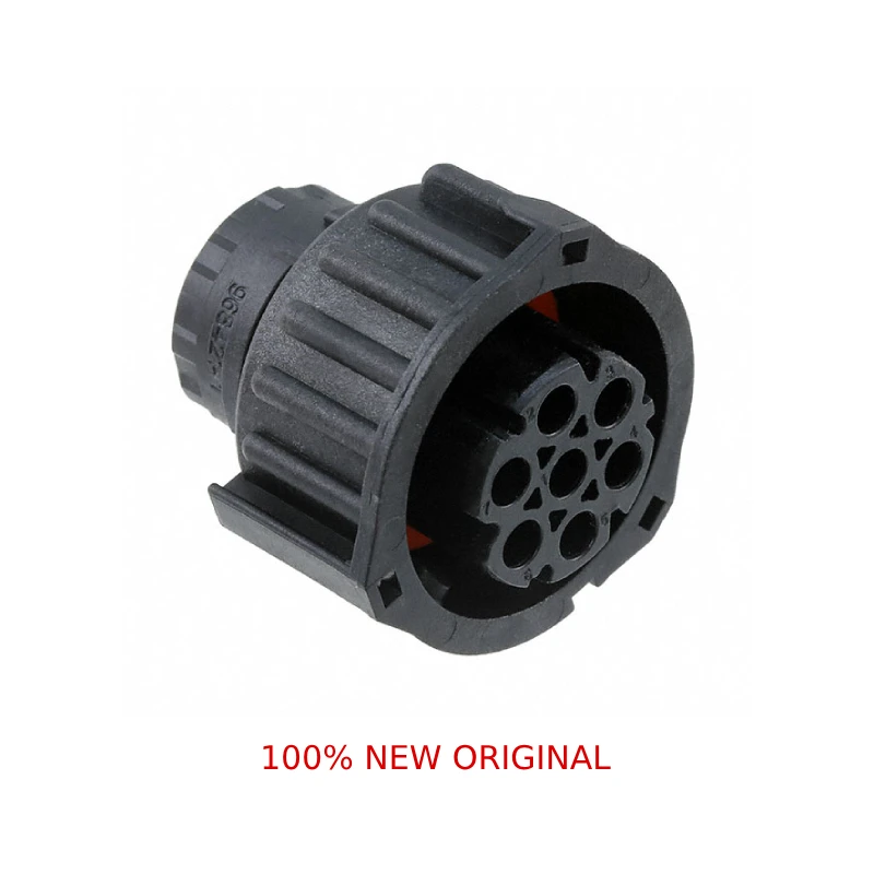 967650-1,Female Terminal Housing,Wire-to-Wire,7P,Male Terminal,Centerline 0.449 in [11.4 mm],Round Connector System,1718230-1