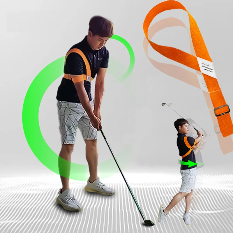 Golf Swing Training Aid Golf Swing Trainer Golf  Swing Strap For Men Women Teenagers Golf Posture Correction Practice Supplies