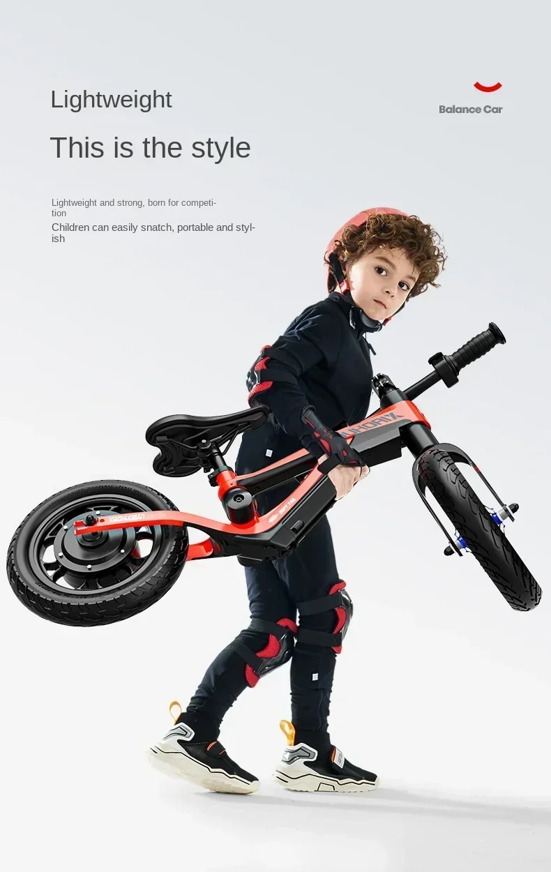 24V 250W 2.5Ah Lithium Battery Powered Children Riding cycle 12inch Electric Kids Balance Dirt Bike view 5