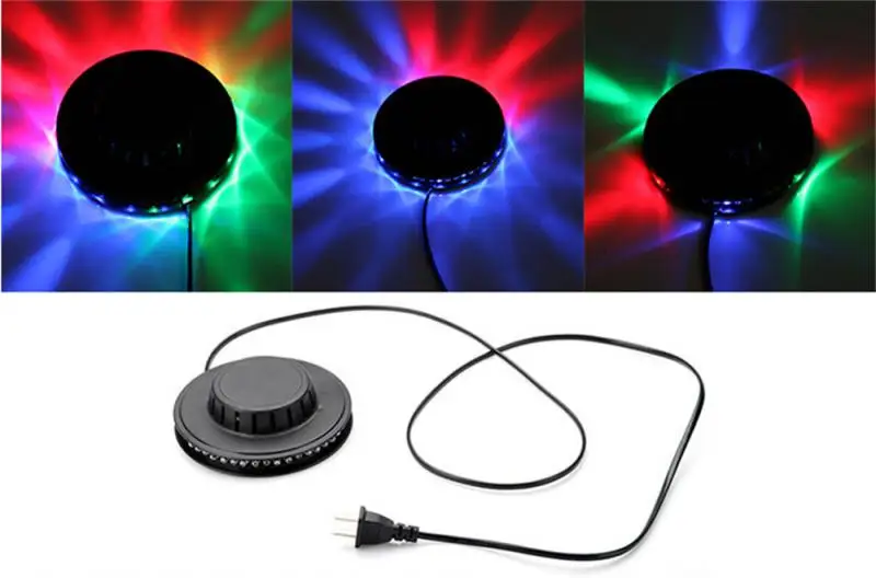 LED RGB Stage Light MiNi Colorful Rotating KTV Bar Home Party DJ Disco Effect Light LED Disco Sound Strobe Light