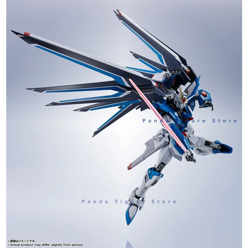 Bandai-Metal Rising Freedom Gundam Action Figure, Gunpla Toy, Modelo Mecha, Kit de Montagem, Gundam STTS-909, Mecha Gift