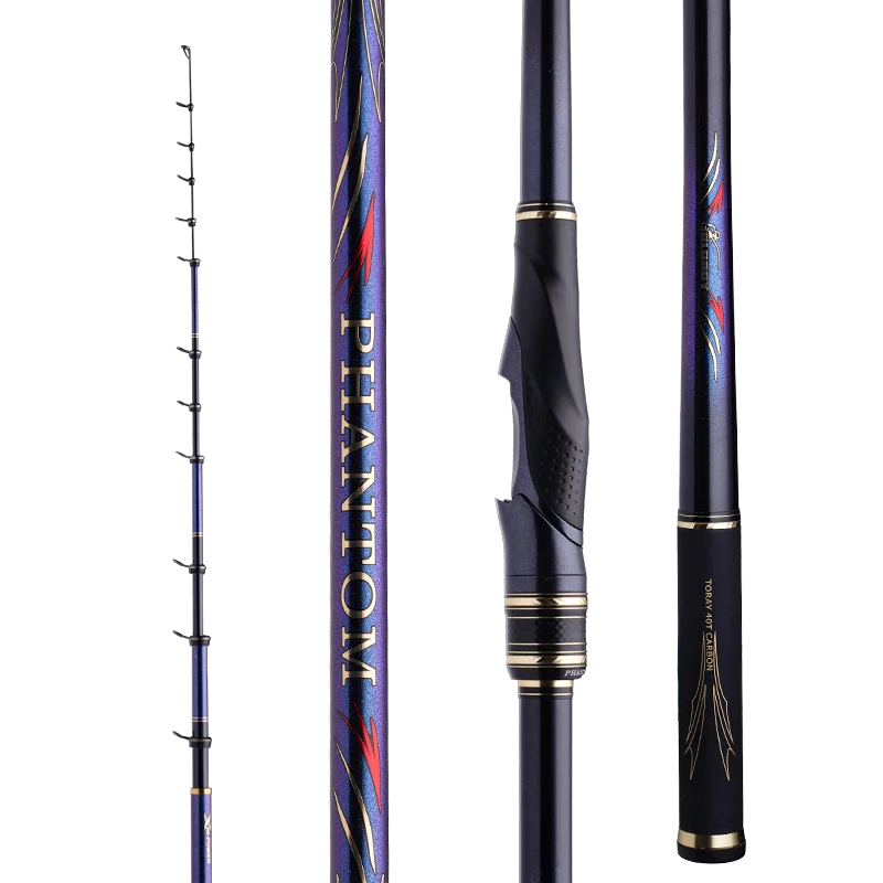 

Морская удочка Old Boy Rock Fishing Rod 40T Carbon Ultra Light Ультратонкая удочка Carbon Grip, включая наконечник удочки