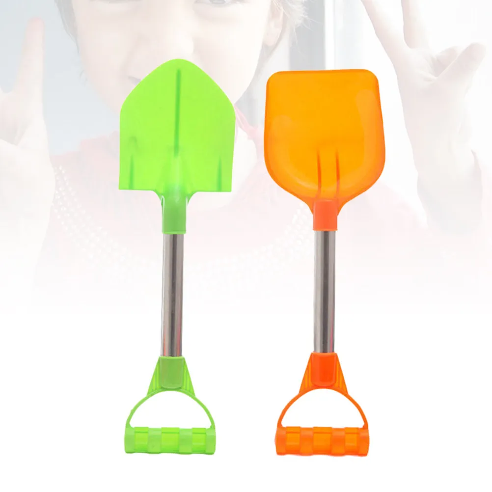 

Набор из 2-х лопаток для песка: портативный, компактный дизайн, идеально подходит для детских игр на свежем воздухе, улучшает координацию рук и глаз.