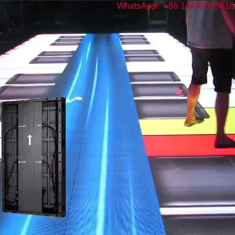 High Resolution Indoor Floor LED Display 2000KG/m² Load Dance Floor LED Video Display Floor P2.5 P2.6 P3.9 For Shows EventsInte