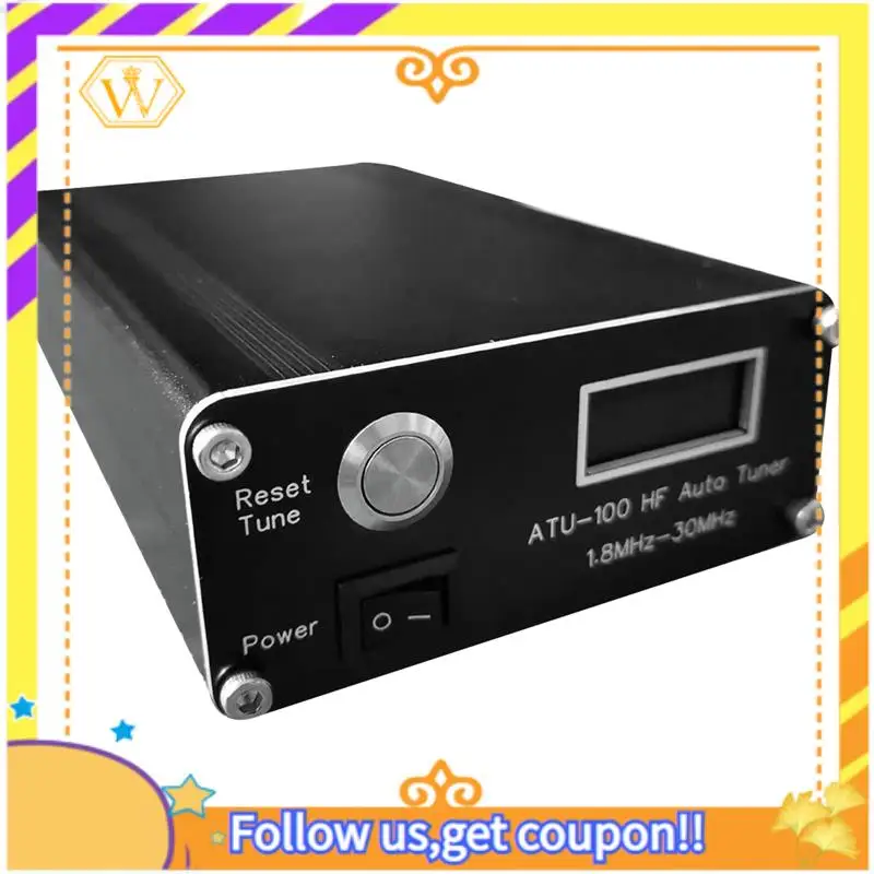 Новейший автоматический тюнерATU-100 от N7DDC + 0,91 OLED V3.1, автоматический радиоантенный тюнер «сделай сам», антенна 100 Вт