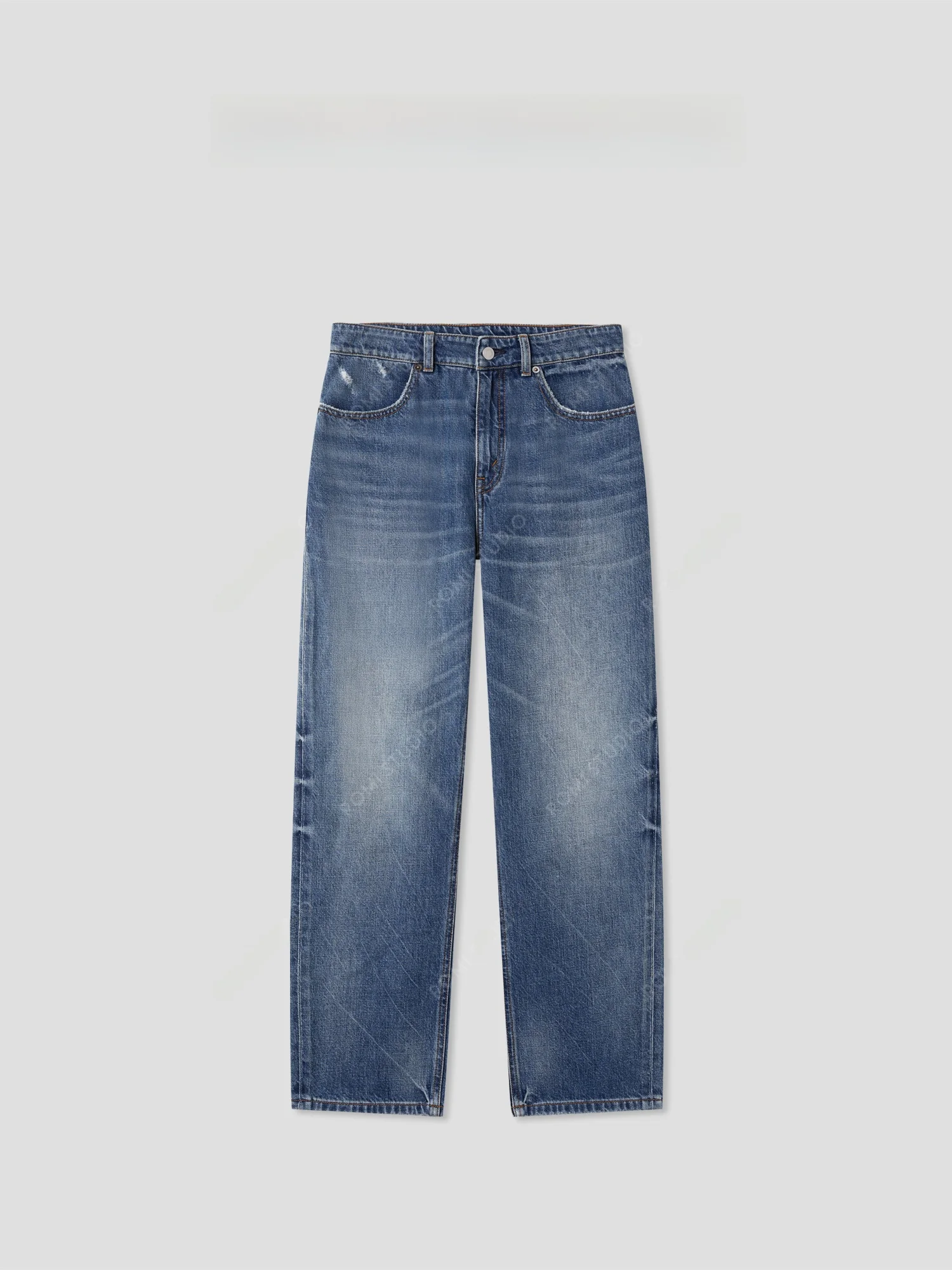 

Romance Studio Vintage Waed Loose Fit Jeans Casual Sle Women's Straight Leg Jeans l Waist Cotton Blend Spring 2026