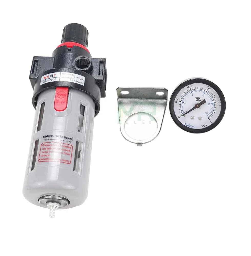 BFR2000 BFR3000 BFR4000 1/4 3/8 1/2 Air pump filter pressure reducing valve Oil-water separator Regulator for compressors