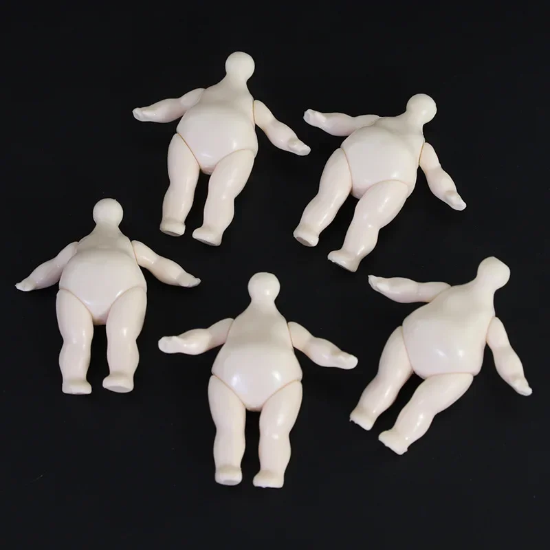 5CM Mini Soft Pottery Doll Body Nude Doll Keychain OB11 Semi-finished Girl Toy