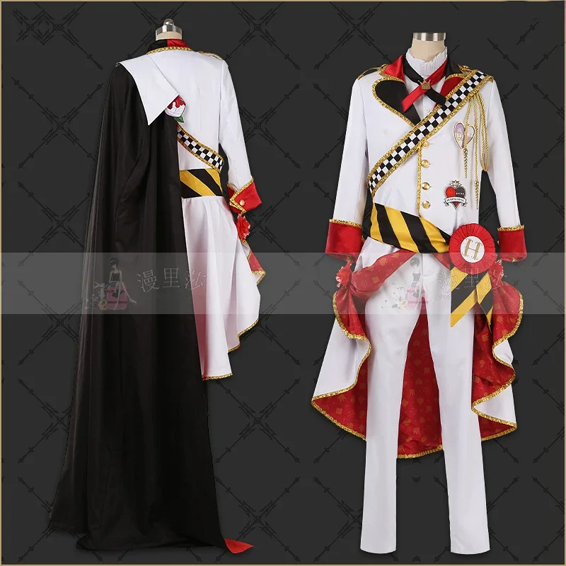 Game Twisted Wonderland HEARTSLABYUL Trey Riddle Cater Ace Deuce Cosplay Costume Halloween Uniforms Formal Suit Cutom Made