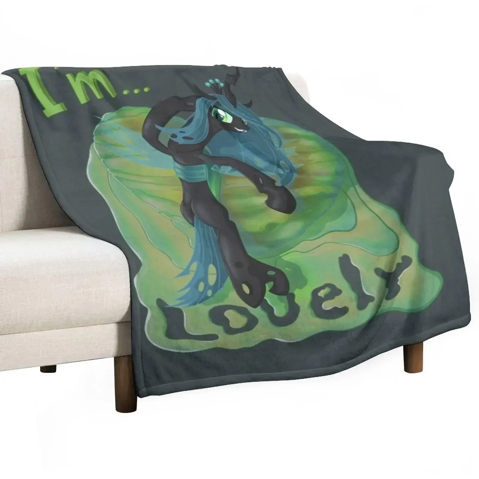 I'm... Chrysalis Throw Blanket Hairy wednesday Blankets