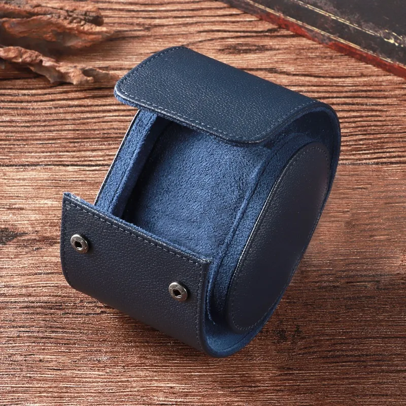 PU Leather Watches Organizer Vintage Watch Display Leather Watch Box Watch Travel Case Portable Classic Display Watches Storage