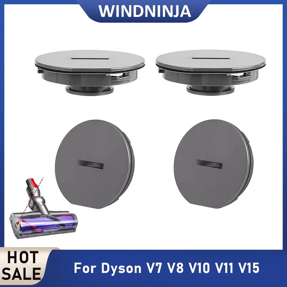 Bodenbürsten-Radabdeckungen auf beiden Seiten für Dyson V7 V8 V10 V11 V15 Staubsauger Direktantriebsbürsten-Endkappenabdeckung
