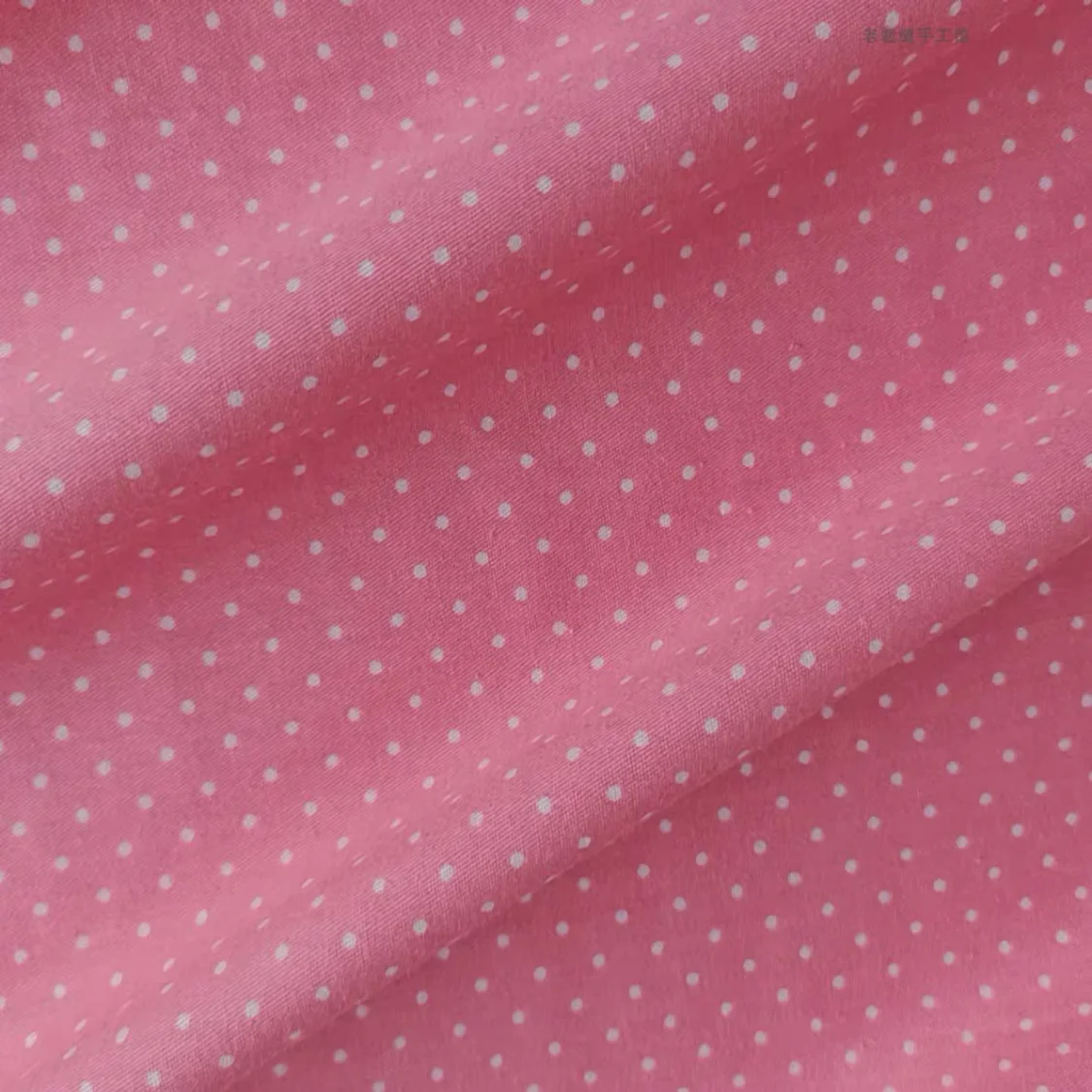 Dotted Cotton Twill Printed Fabric, Making Bedding, Pillowcase, Cushion, Tablecloth, Handmade DIY Cloth, 160x50cm