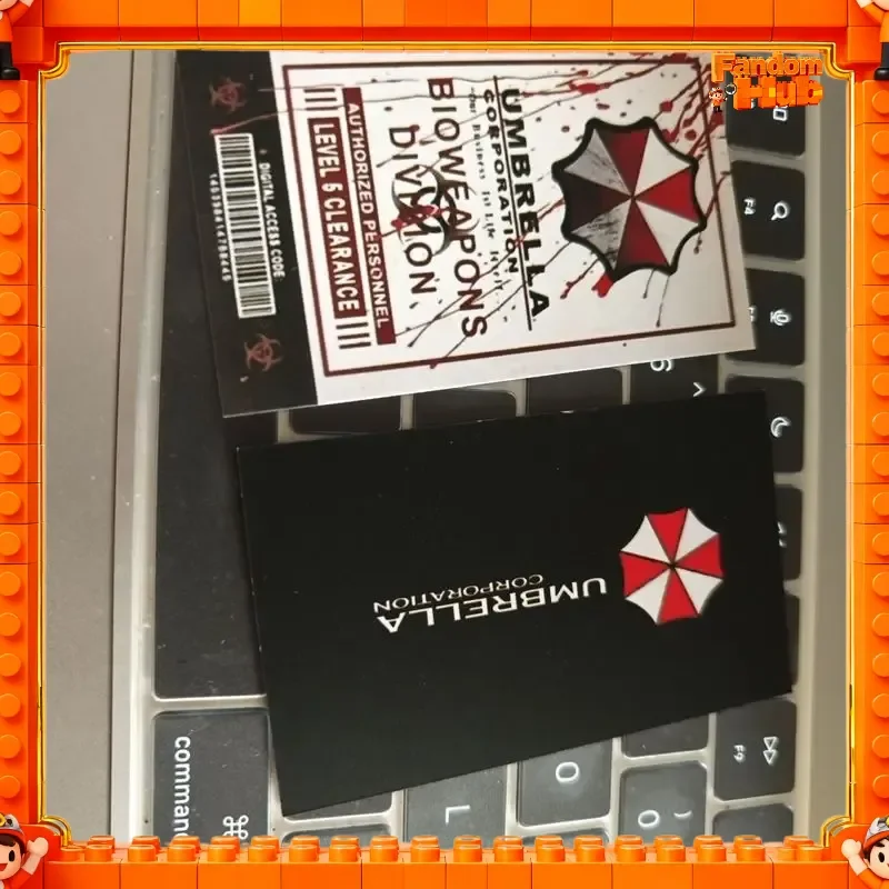 وصول جديد الشر المقيم المظلة شركة بطاقة الوصول بطاقة الهوية بطاقة الهوية الفيلم تأثيري الدعامة نموذج تحصيل الديكور لعبة هدية #2