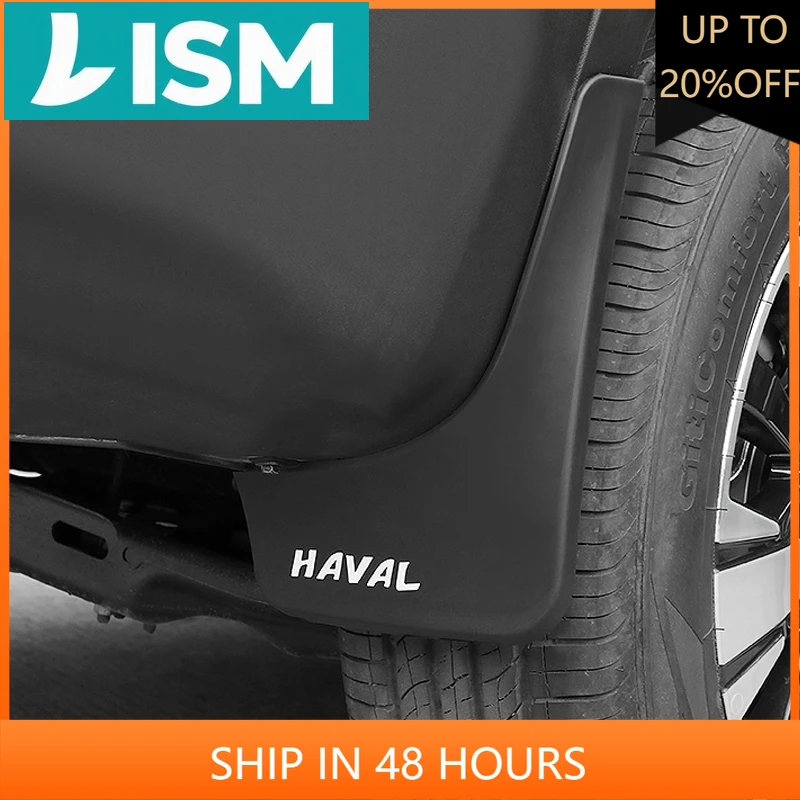 

NEW1 For Haval Dargo I 2022-2024 1st Gen Car Mudguards Plastic Fender Cover Flares Splash Guard Cover Exterior Mud Flaps Accesso