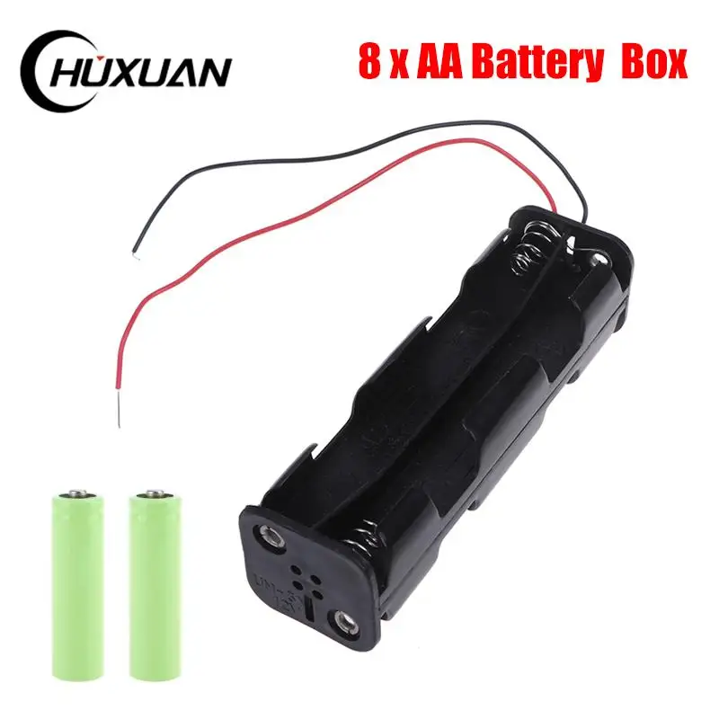 1 Pcs Battery Box 8 x AA 12V Battery Box for RC Radio Control Transmitter Battery Tool Parts