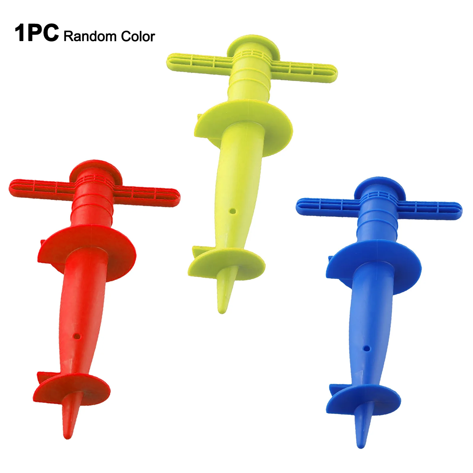 1pc Umbrella Bases Adjustable Plastic Base Beach Patio Sand Ground Umbrella Fixation Anchor Stand Spike Tools Parts