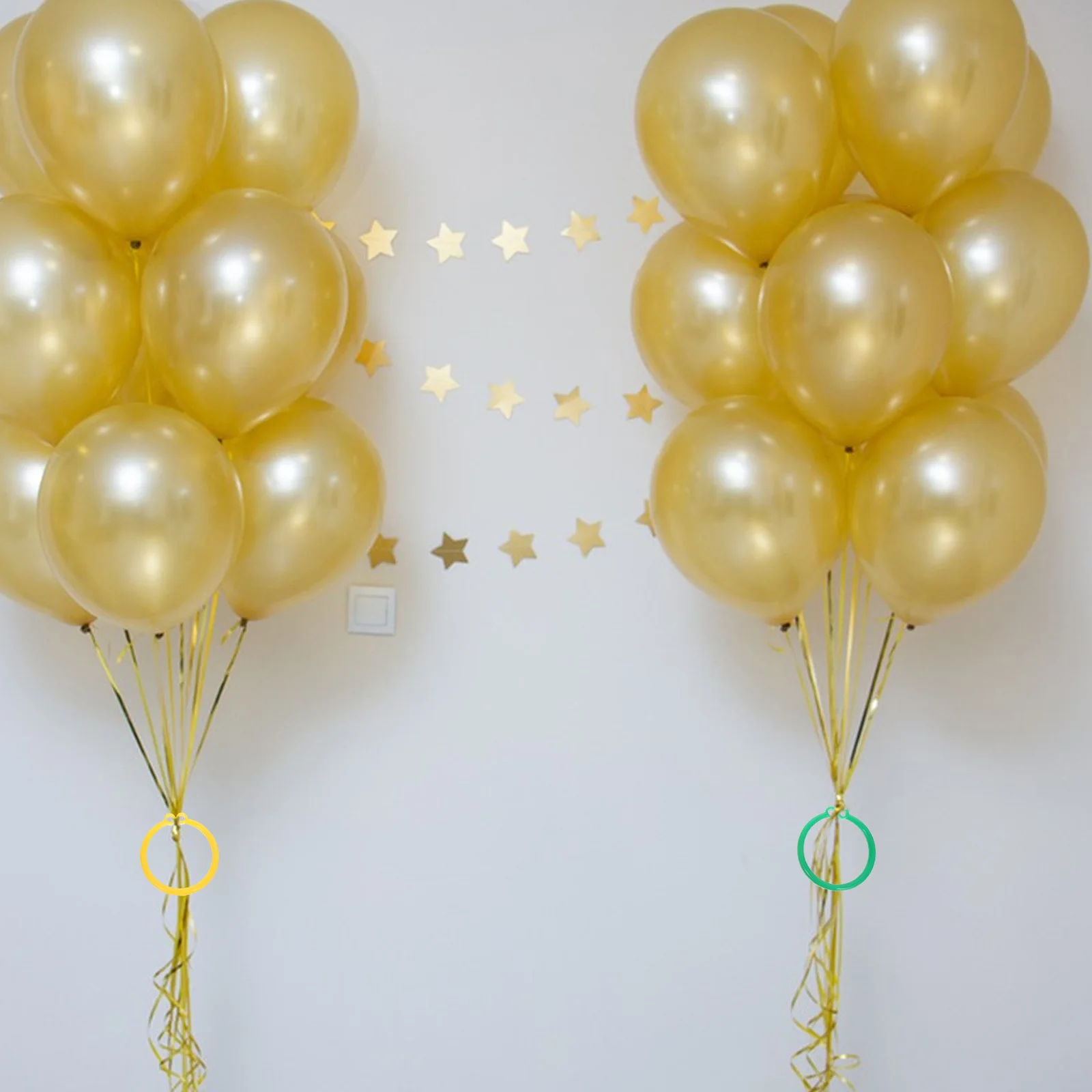 

20Pcs Balloon Pendants Lightweight Plastic Decorative Base for Helium Balloons Outdoor Indoor Party Wedding Birthday Celebration