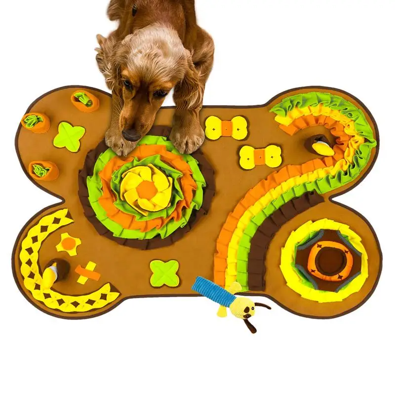 

Sniff Mat For Dogs Interactive Dog Mat Puppy Enrichment Soft Pet Foraging Feeding Toy For Puppy Rabbits Guinea Pigs