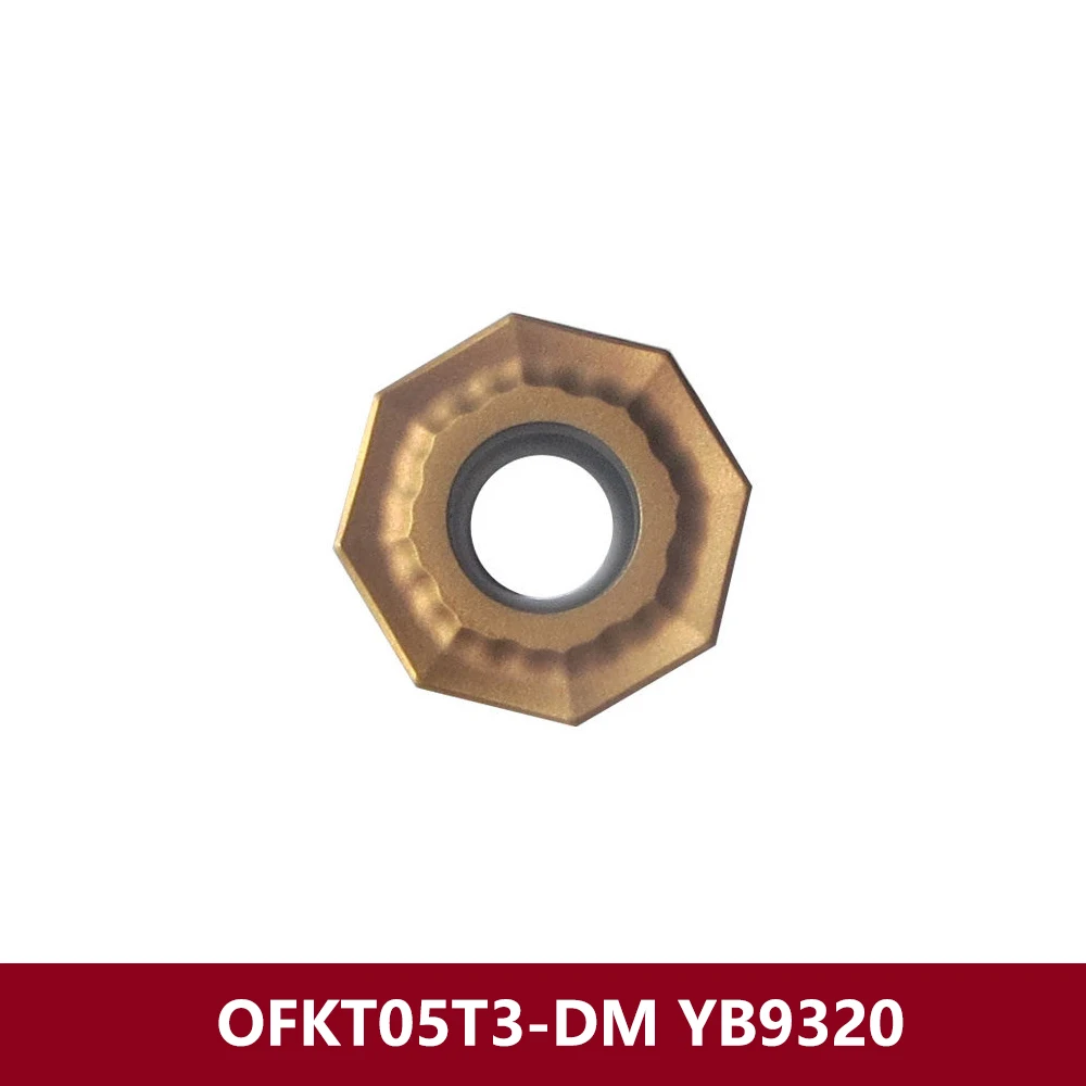 

10pcs Original OFKT05T3-DM YB9320 Machine OFKT05T3 OFKT 05T3 DM Carbide Inserts OFKT05 CNC Lathe Cutter Tool Holder Blades Shank