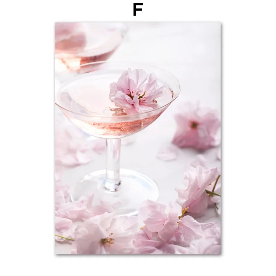 Frühling Rosa Rose Pfingstrose Sakura Löwenzahn Orchidee Spatz Auto Garten Poster Blume Wand Kunst Leinwand Malerei Home Room Decor 4