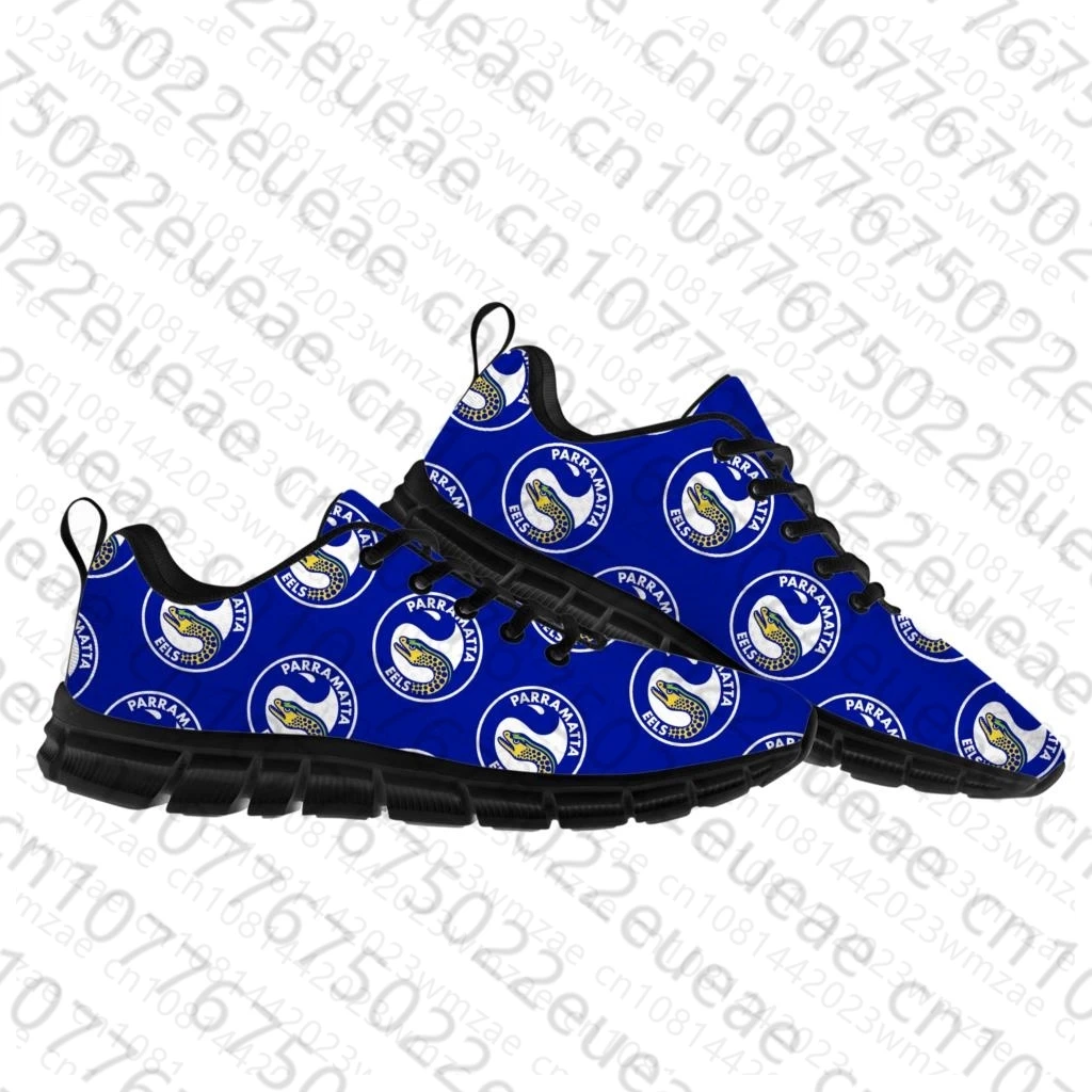 Parramatta Eels Australian Rugby Sports Shoes Mens Womens Teenager Kids Children Sneakers High Quality Parent Child DIY Couple