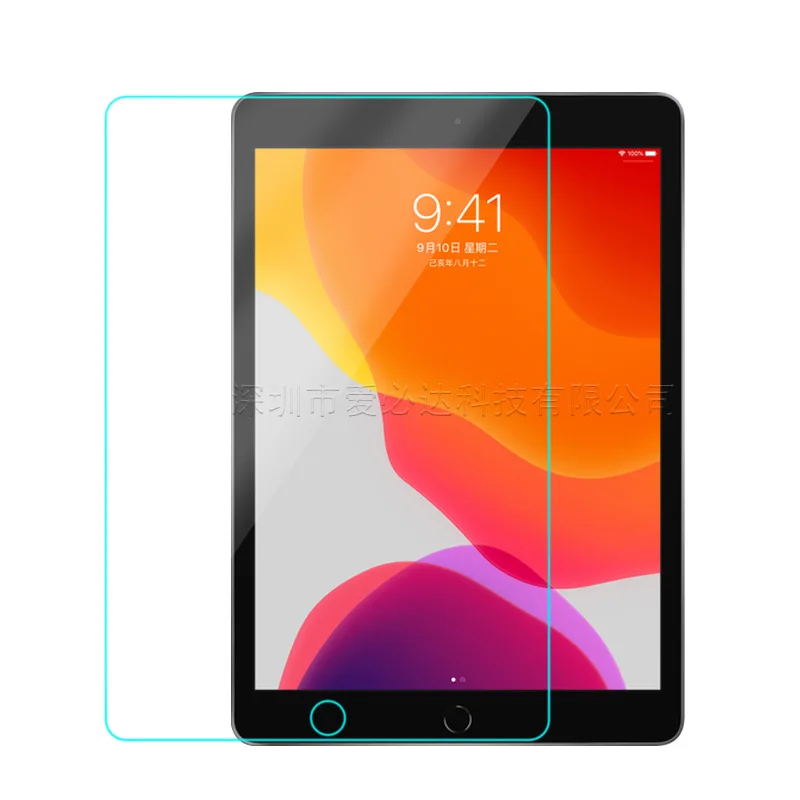 9h強化ガラスアップルipad 10.2 ''10.2インチ2019タブレットスクリーンプロテクター保護フィルムガラスガード