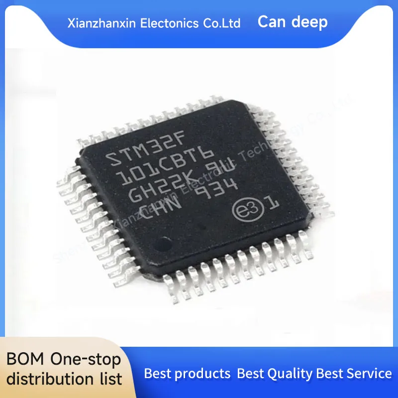 1PCS STM32F101 STM32F101CBT6 STM32F101C8T6 32F101CBT6 LQFP48 IC Integrated Circuits IC Chips