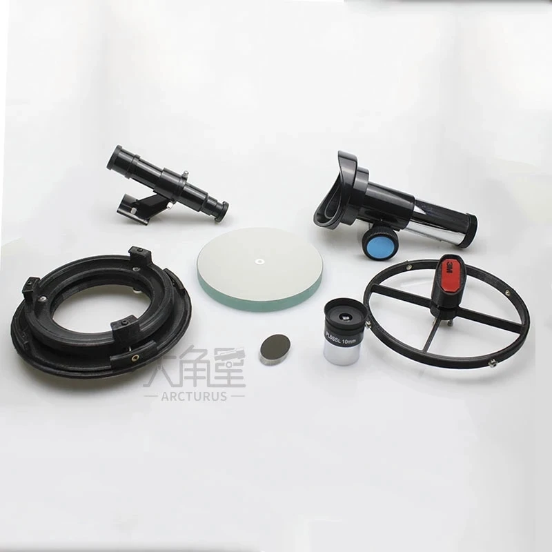 Set telescopio astronomico riflettente fai-da-te D150F750 specchio primario e specchio secondario con focalizzatore di Base 10mm oculare Finderscope