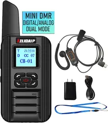 2W DMR Mini Walkie Talkie, Adapted to Motorola HYT, Two Way Radio UHF 400-470MHZ
