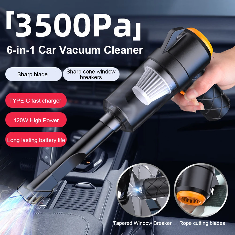 6 In 1 Car Vacuum C…