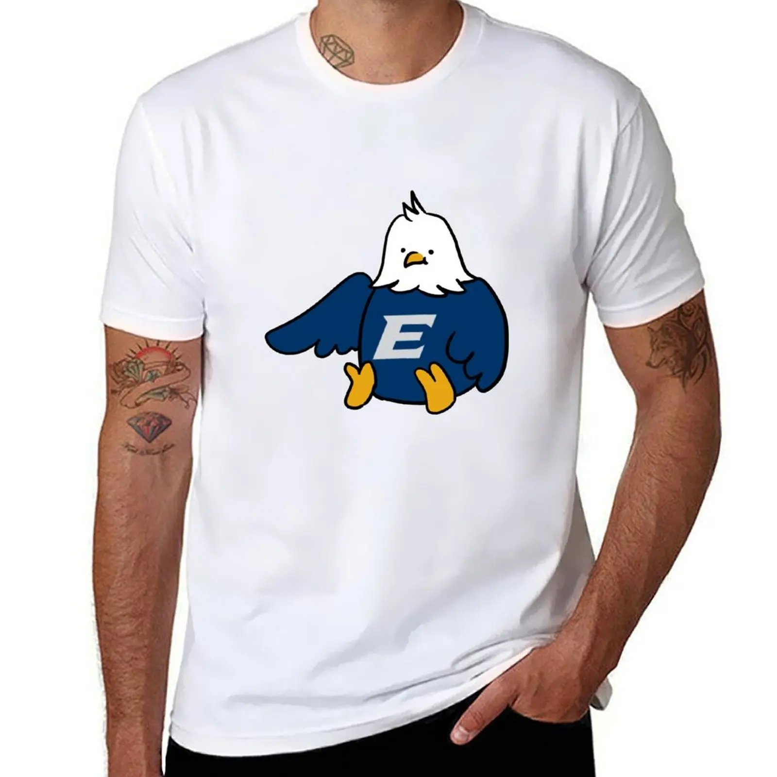 

Emory University the - Swoop Eagle T-Shirt Casual Streetwear Short Sleeve Tee