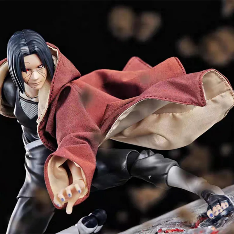 1/12 مقياس كلاسيكي أنيمي شياو منظمة Uchiha Itachi القاحل التناسخ رداء صالح 6 "shf عمل الشكل نموذج الجسم