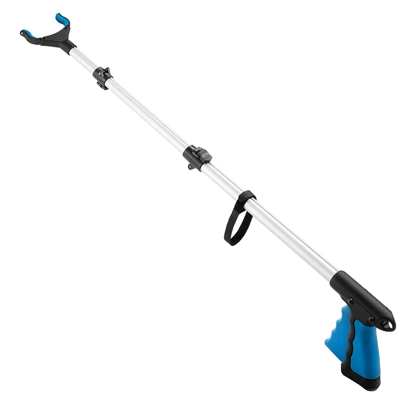 أداة منتقي القمامة القابلة للطي مقاس 43 بوصة، منتقي القمامة العلوي، وسهل الاستخدام