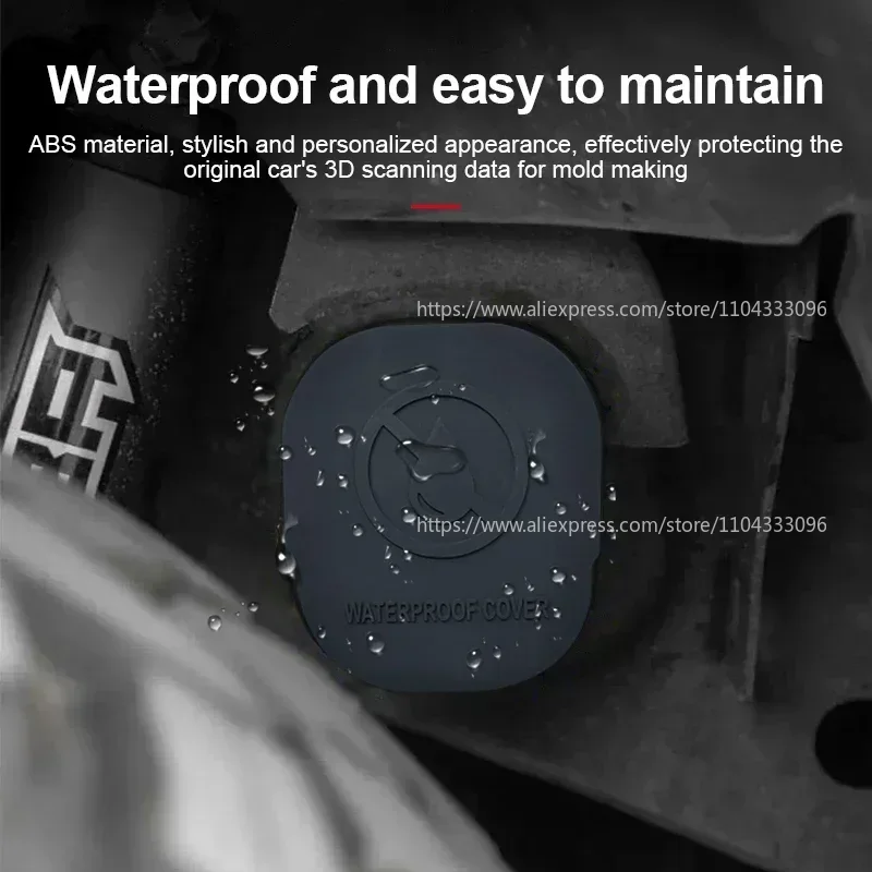 For Ford Ranger T9 2023 2024+ Rubber Rear Axle Frame Beam Sealing Sandproof Protective Cover 2Pcs Car Chassis Accessories