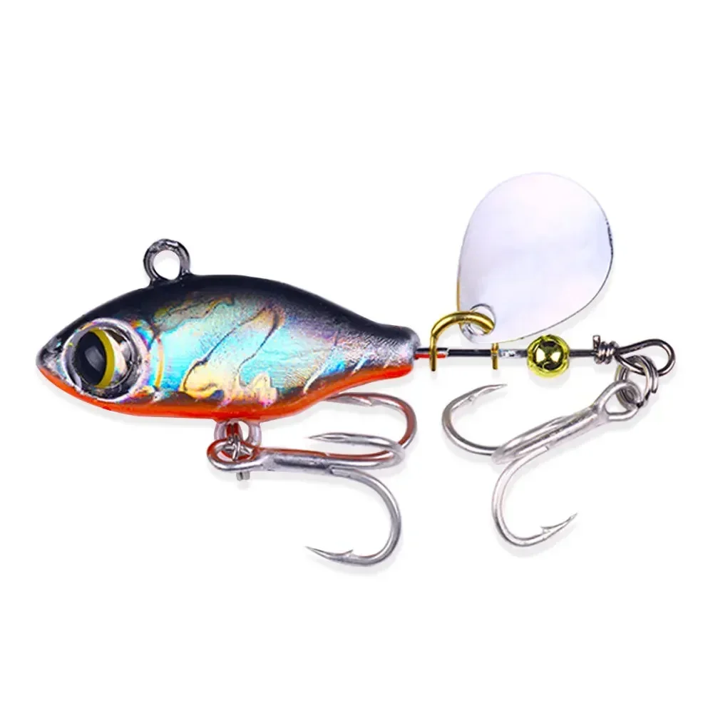 Spinner Aas Metalen Vib Lepel Vissen Lokt Vibratie Chatterbait Roterende Staart Zinkende Jig Aas Voor Bas Forel Wobblers Swimbait