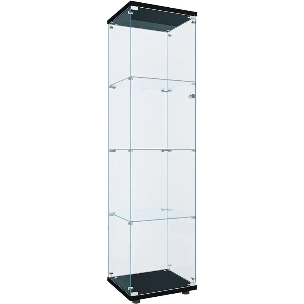 

Vitrine en verre pour objets de collection avec porte