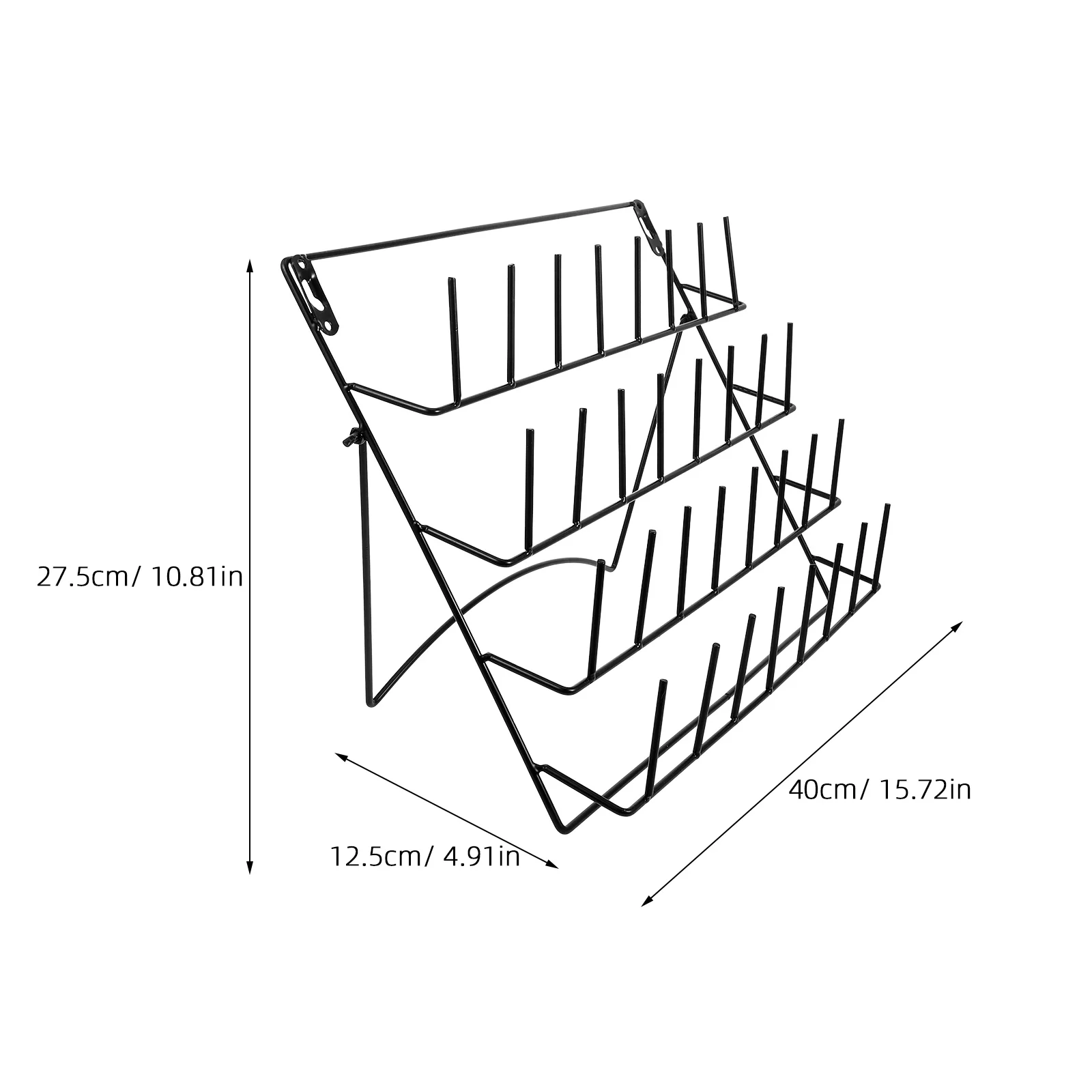 Stojaki do suszenia w laboratorium i tablica do laboratorium Szklane naczynia laboratoryjne Stojak na szklane naczynia Stojak do suszenia rurek Żelazny organizer wiszący na ścianie Suszenie w laboratorium