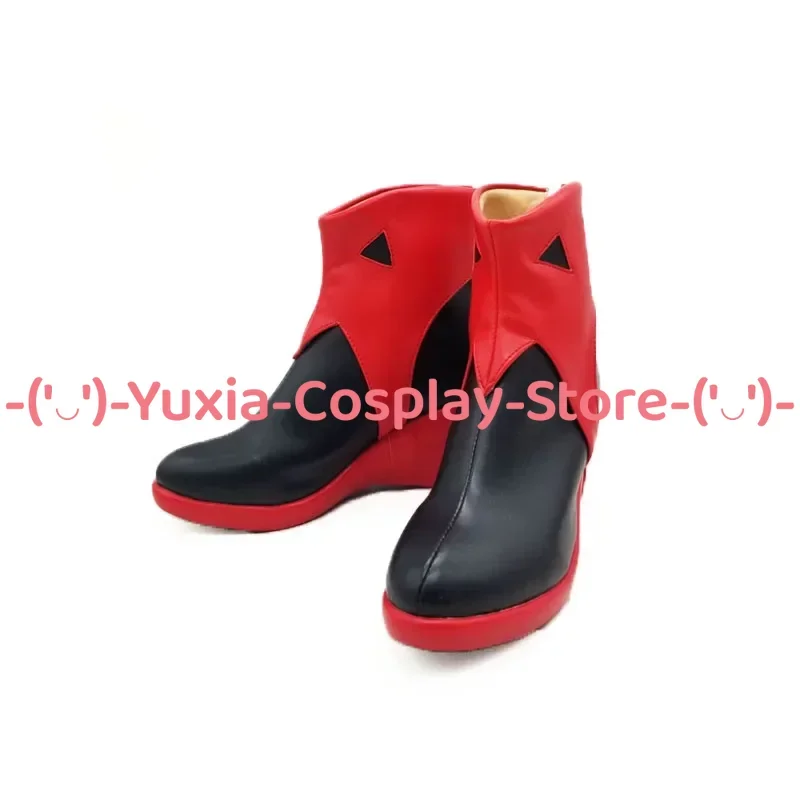 Yuxiacosplay! Buty do cosplayu Guilty Crown Inori Yuzuriha, rekwizyt postaci z anime, skórzane botki z PU, kostium na Halloween, karnawał, imprezę.