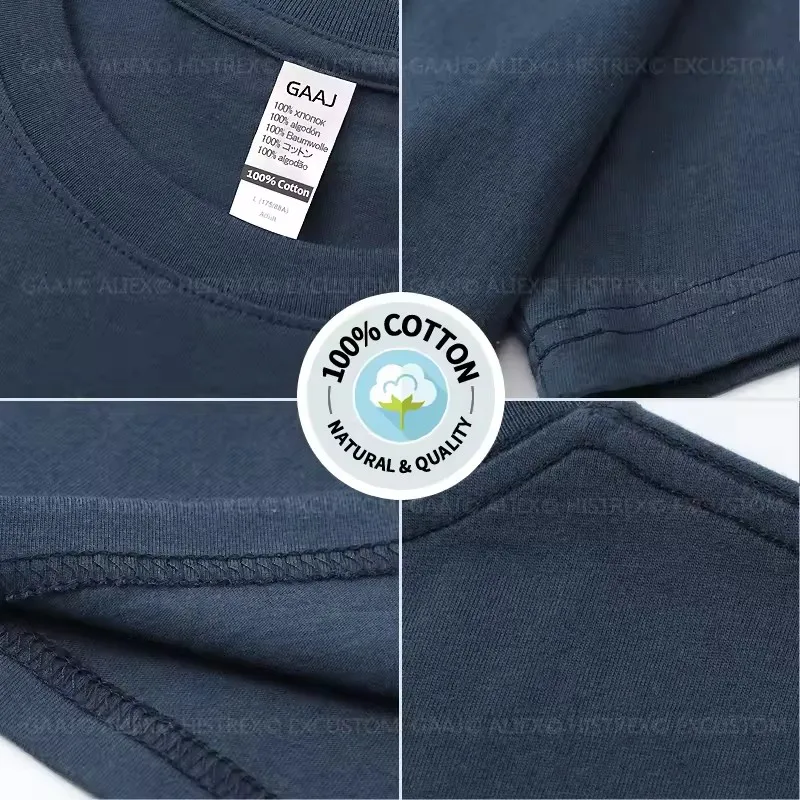 Koszulka Premium na Zamówienie 100% Bawełna DIY Personalizacja Nadruk Własna Zdjęcie Logo Koszulka Tank Top Damska Rodzinna Koszulka dla Drużyny Prezent