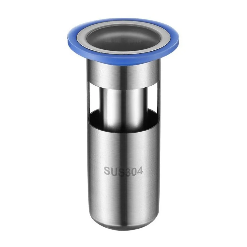 New Stainless Steel Floor Drain Core U-type Deodorant Bathroom Sewer Drain Insect Proof Sealed Floor Drain Home